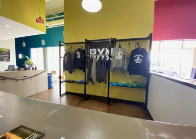 Front Desk and Retail Shop at GYMBOX Fitness in Texarkana